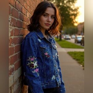 Embroidered Jean Jacket